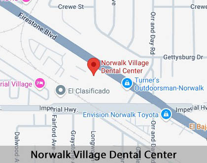 Map image for Multiple Teeth Replacement Options in Norwalk, CA